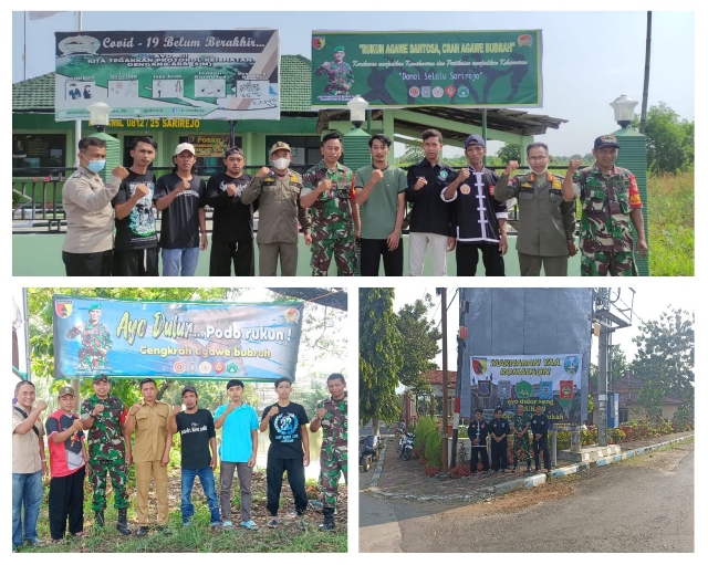 TNI Jajaran Kodim 0812 Pasang Banner Himbauan, Cegah Konflik Perguruan Silat