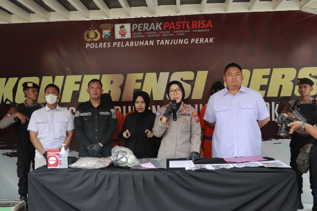 Polres Pelabuhan Tanjung Perak Mengamankan Pelaku Pengeroyokan dengan Korban yang Dianggap Pencuri sampai Maut Menjemput