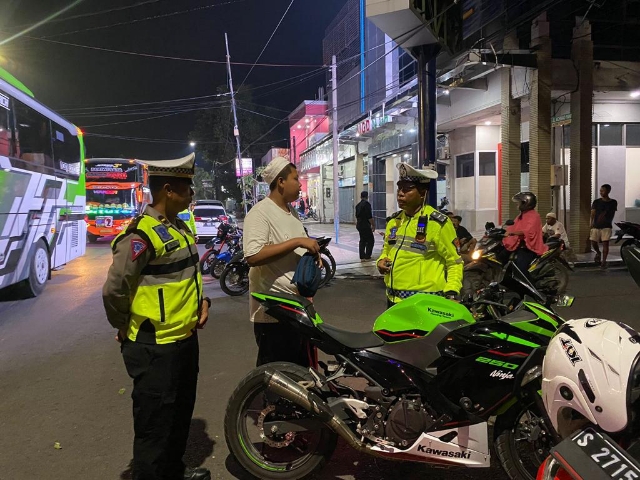 25 Motor Knalpot Brong diamankan Polres Lamongan
