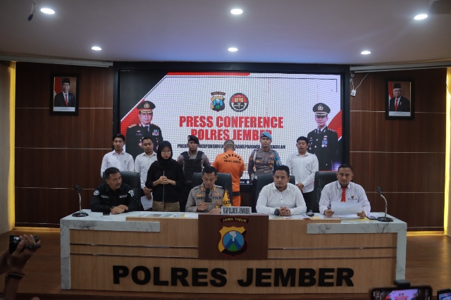 Pelaku Pembunuhan Sumberbaru dengan Motif Sakit Hati, berhasil Diungkap Polres Jember