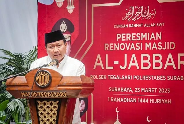Pembukaan Bulan Suci Ramadhan, Kapolda Jatim Resmikan Masjid Al Jabbar