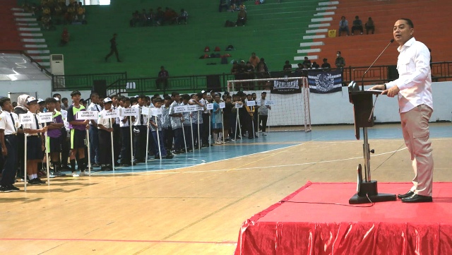 Buka Kejuaraan Futsal Antar-SMP/MTS, Cak Eri Minta Perserta Jaga Sportivitas