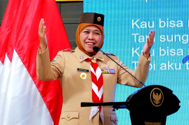 Gubernur Khofifah: Pramuka Masa Sekarang Harus Lebih Inovatif