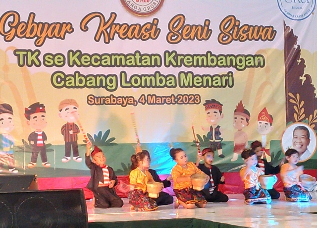 Ratusan Siswa TK Se-Kecamatan Pabean Cantian Ramaikan Aneka Lomba di JMP