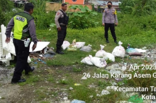Masih bersama Polsek Tambaksari Polrestabes Surabaya dan 3 Pilar dalam Patroli Rutin Antisiapasi Judi Burung Merpati di Ploso Surabaya