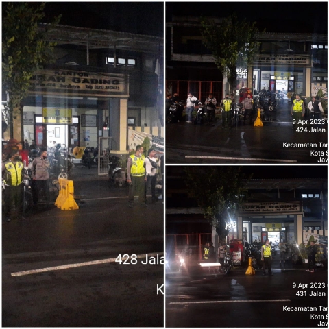 Dalam Mewujudkan Kamtibmas yang Aman dan Kondusif, Polsek Tambaksari Polrestabes Surabaya Melaksanakan Giat Patroli Para Joyo Presisi di Tiga Tempat yang Berbeda