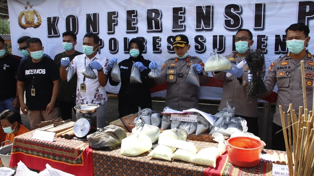 4 Tersangka Terkait Kasus Bahan Peledak berhasil Diamankan Polres Sumenep