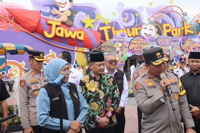 Kapolda Jatim : One Way System di Batu Demi Untuk Kelancaran Bersama, saat Kunjungi Jatim Park