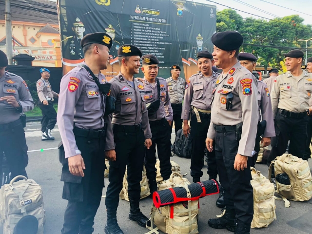 Pilkades Serentak di Kabupaten Bangkalan, 80 Personel Polrestabes Malang Perkuat Pengamanan