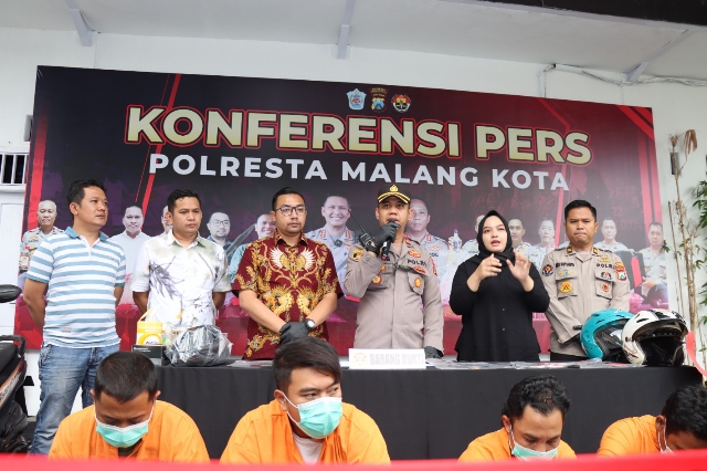 Sindikat Curanmor 16 TKP di Kota Malang berhasil Diungkap Polisi