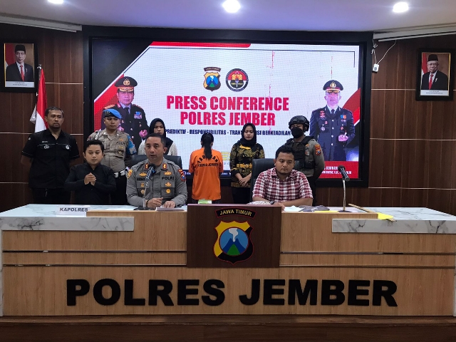 Pelaku Pembuang Jasad Bayi di Kebun Bambu berhasil Diungkap PolresJember