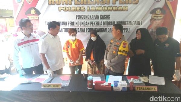 Polres Lamongan Ungkap Praktik Agensi TKI Ilegal, 2 Tersangka Ditangkap