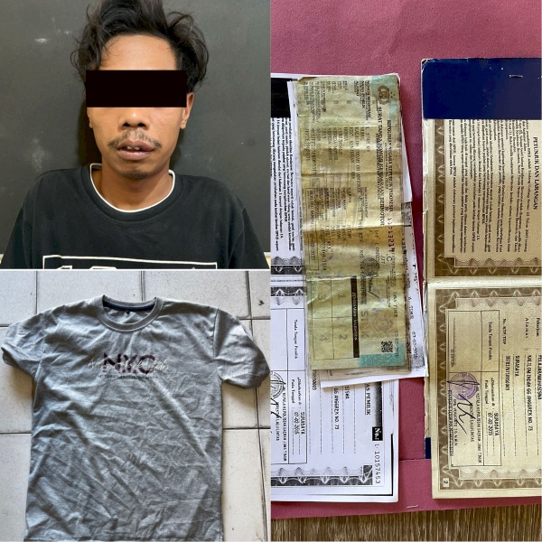 Satu dari Tiga Pelaku Pencurian Pemberatan Diamankan Satreskrim Polres Pelabuhan Tanjung Perak Surabaya