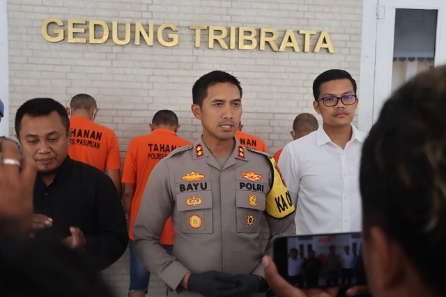 Pelaku Pencurian Kabel Telkom Berhasil Diamankan Polres Pasuruan