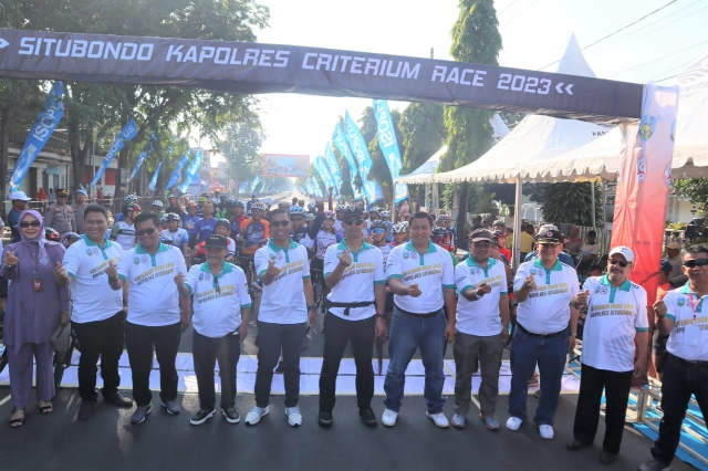 HUT Bhayangkara ke -77, Polres Situbondo Promosikan Wisata Daerah Gelar Event Kapolres Criterium Race 2023