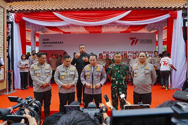 Masyarakat Apresiasi Bakti Sosial Polri dalam Menyambut HUT Bhayangkara ke-77