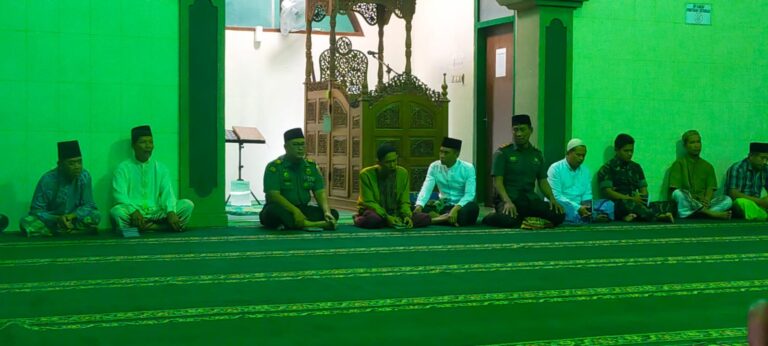 Doa Bersama Memohon Perlindungan dan Keselamatan dari Allah SWT dalam Menyejukkan Hati bersama Anggota Kodim 0817/Gresik