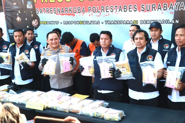Kurir Narkoba Jaringan Antar Provinsi Dibekuk Polisi