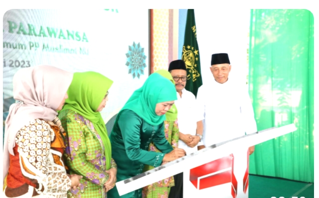 Resmikan Gedung Dakwah PW Muslimat NU Jatim, Ini Komentar Gubernur Khofifah!