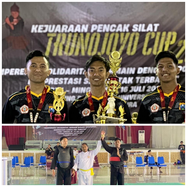 Brimob Jatim Raih 2 Medali Emas Dikejuaraan Pencak Silat Trunojoyo Cup 2023