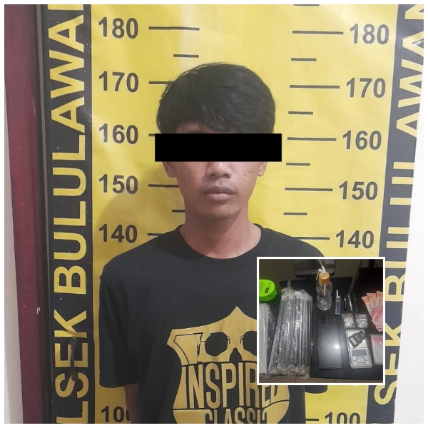 Polres Malang Ungkap Peredaran Narkoba, Terduga Pengedar dan 5 Poket Sabu Siap Diamankan