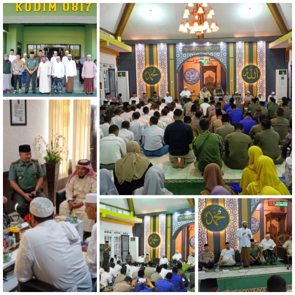 Sambut Tahun Baru Islam 1 Muharram 1445 H, Kodim 0817/Gresik Menggelar Doa Bersama