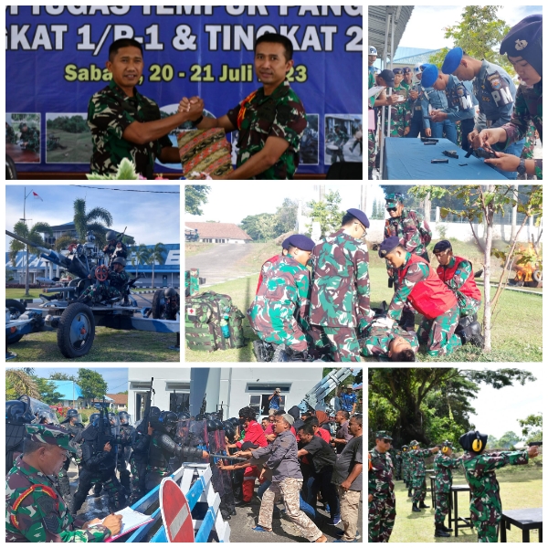 Asah Kemampuan dan Naluri Tempur Prajurit, Lanal Sabang Laksanakan Uji Terampil Glagaspur Pangkalan Tingkat P1 dan P2