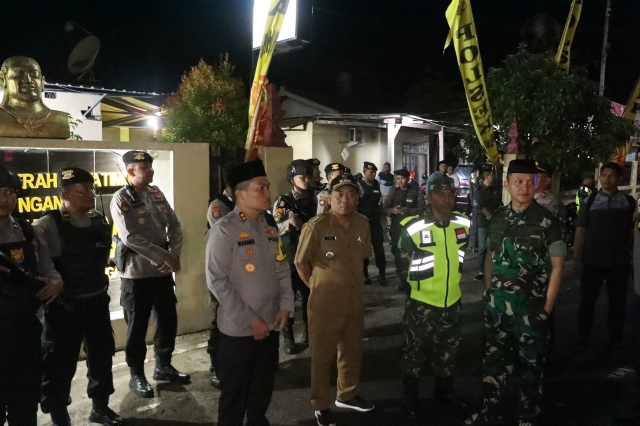 Patroli Skala Besar dan Istighosa Cegah Gangguan kamtibmas saat Malam 1 Suro