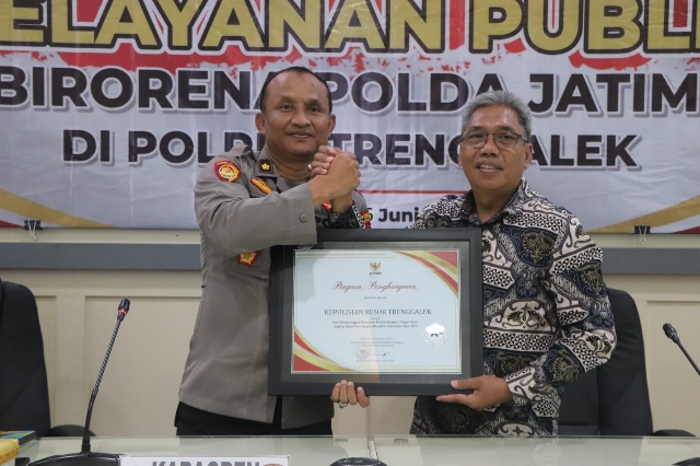 Polres Trenggalek Raih Predikat Sangat Baik dari Kemenpan RB dengan Berbekal Inovasi Pelayanan
