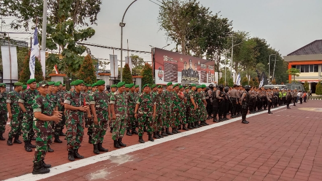 Apel Gelar Pasukan Pengamanan Pengesahan Warga Baru PSHT Tahun 2023 Kabupaten Gresik