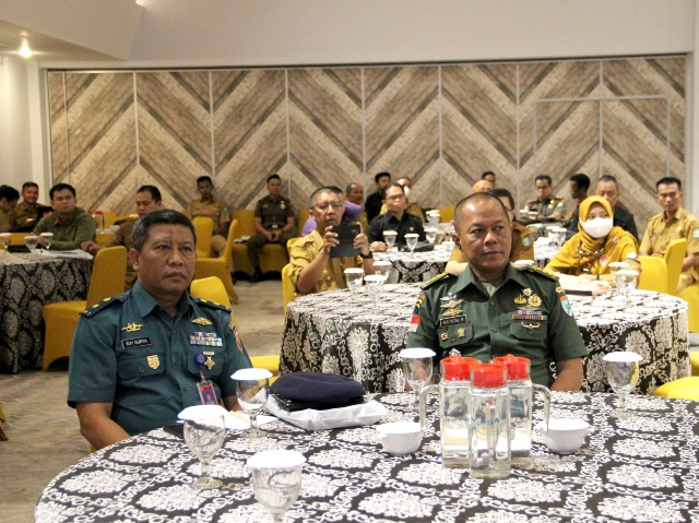 Kapendam XII/Tpr Ikuti Rapat Forum Koordinasi Humas Tahun 2023