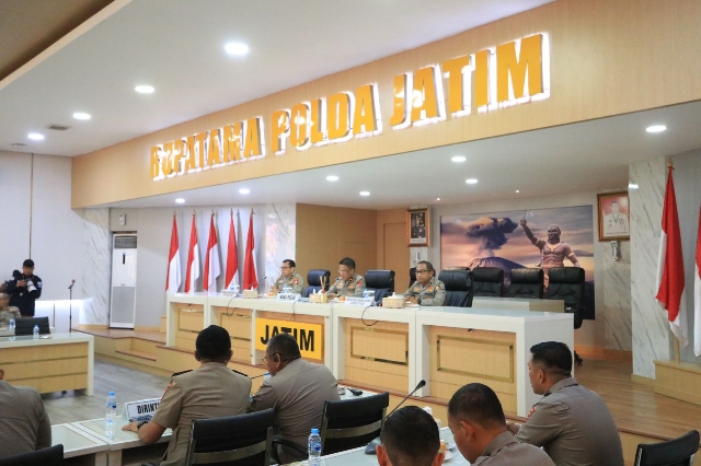 Wakapolda Jatim Sambut Peserta PKDN Sespimti Polri Dikreg ke-32 TA 2023 di Jawa Timur