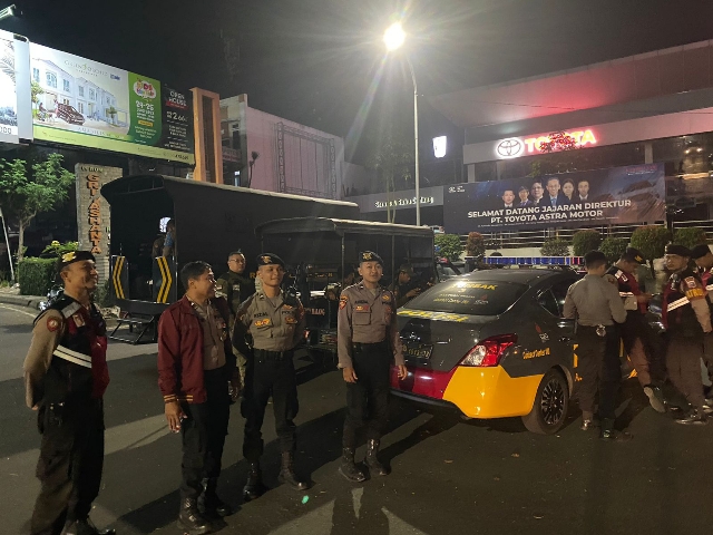 Polisi Bersama TNI Lakukan Pengamanan Kegiatan Perguruan Silat di Malang Kota Tertib