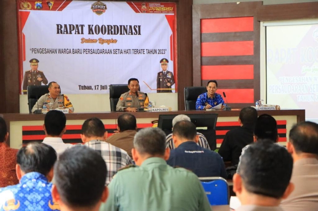 Dukung Polisi, Ketua PSHT Cabang Tuban Siapkan Sanksi Tegas Bagi Warganya yang Terlibat Konvoi