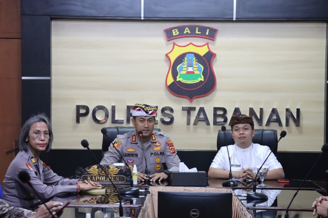 Dalam Rangka Peningkatan Pelayanan Publik Kapolres Tabanan Sambut Tim Ombudsman RI Perwakilan Bali