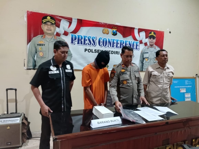 Polisi Berhasil Ungkap Curanmor Spesialis Rumah Kos di Kota Kediri Dua Remaja Diamankan