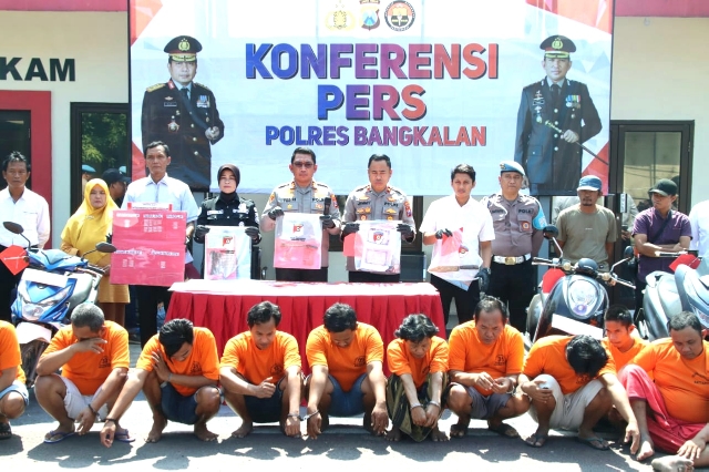 Selama Sebulan Polres Bangkalan Ungkap Belasan Kasus Narkoba dan Kriminal