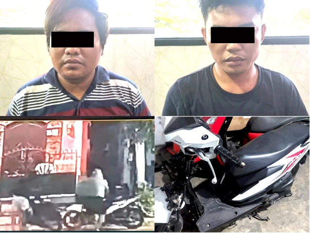 Terekam CCTV Saat Beraksi, Pelaku Curanmor Diamankan Polisi