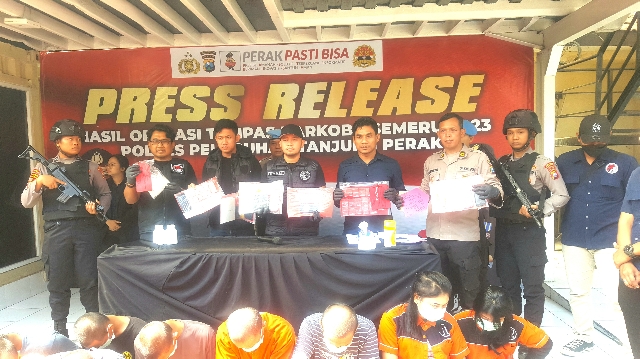 Puluhan Kg Sabu dan Ribuan Pil LL dengan 16 Tersangka Diamankan Polres Tanjung Perak
