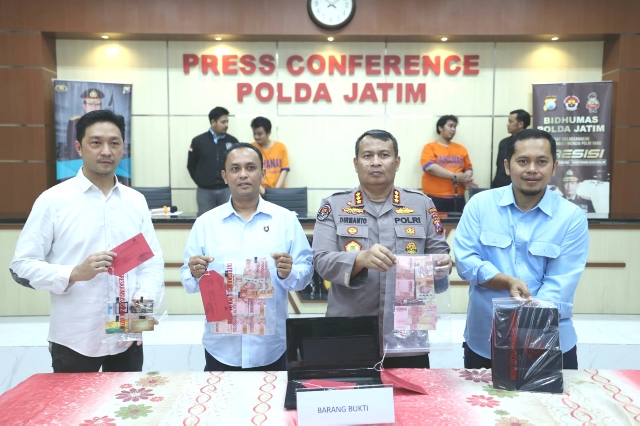 Polda Jatim Bekuk Pelaku Order Fiktif dengan Memakai Aplikasi Go-jek