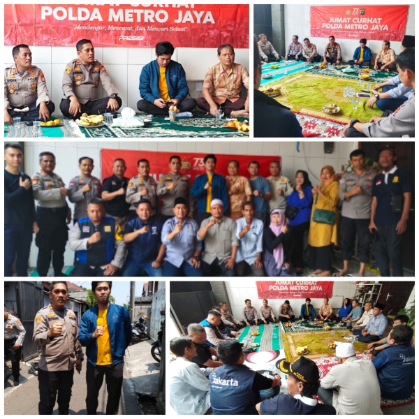 Jumat Curhat Polsek Kebon Jeruk Polda Metro Jaya, Antisipasi Kerawanan Kamtibmas dalam Pemilu 2024
