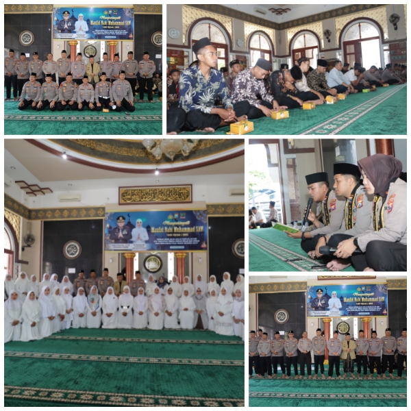 Polrestabes Surabaya Gelar Peringatan Maulid Nabi Muhammad SAW