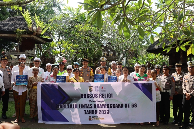 Bakti Sosial Polres Tabanan dalam Rangka Hari Lalu Lintas Bhayangkara Ke-68 Thn 2023