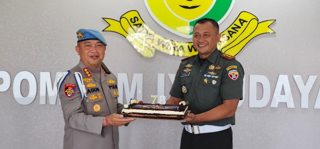 Berikan Surprise, Kabid Propam Polda Bali Kunjungi PomDam IX Udayana