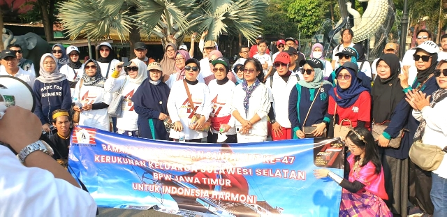 KKSS Jatim Gelar Jalan Sehat dan Ramah Tamah di Taman Bungkul Surabaya