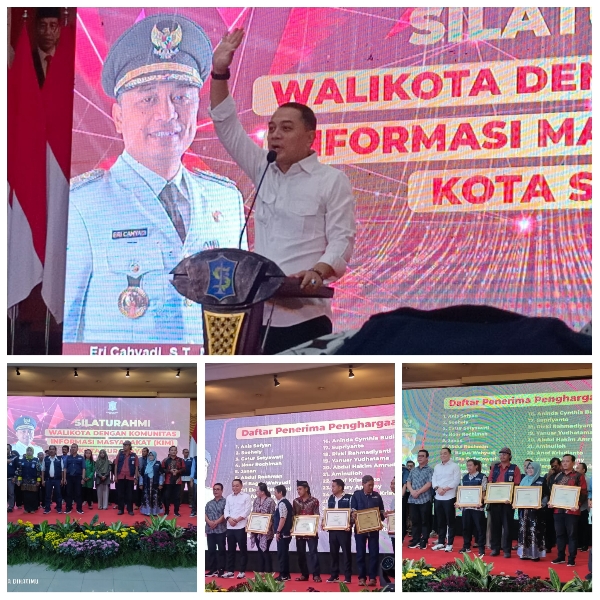 Walikota Surabaya Bersilaturahmi bersama Ratusan Komunitas Informasi Masyarakat (KIM ) Kota Surabaya