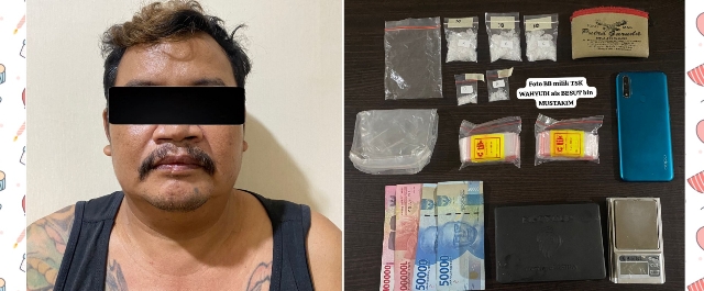 Polres Mojokerto Berhasil Mengamankan Pelaku Tindak Pidana Lahgun Narkotika Jenis Sabu seberat 32 Gram