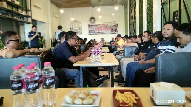 Pasca Pemilu 2024, Polres Lamongan Gelar Piramida Bersama Awak Media