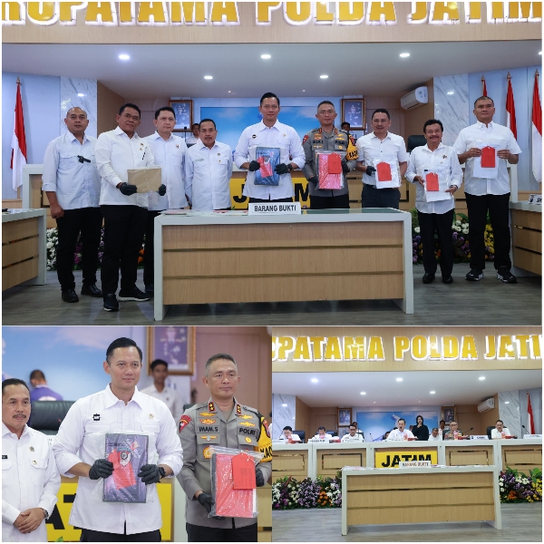 Dua Kasus Mafia Tanah Lima Orang Ditetapkan Tersangka berhasil Diungkap Polda Jatim