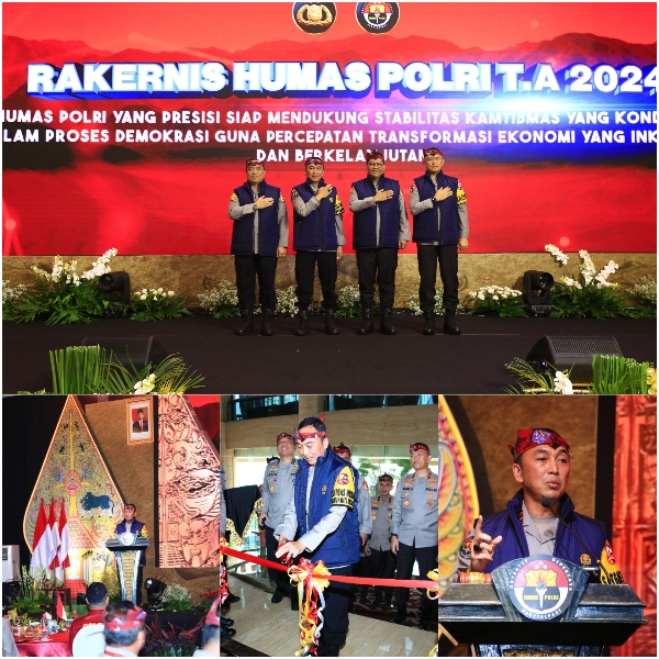Kadiv Humas Polri Minta Jajaran Jaga Kepercayaan Masyarakat kepada Polri, saat Memimpin Rakernis